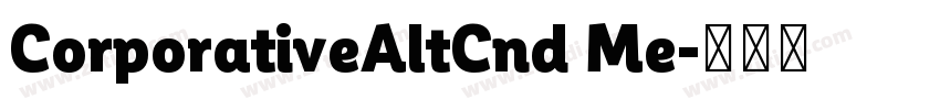 CorporativeAltCnd Me字体转换 CorporativeAltCnd Me字体转换